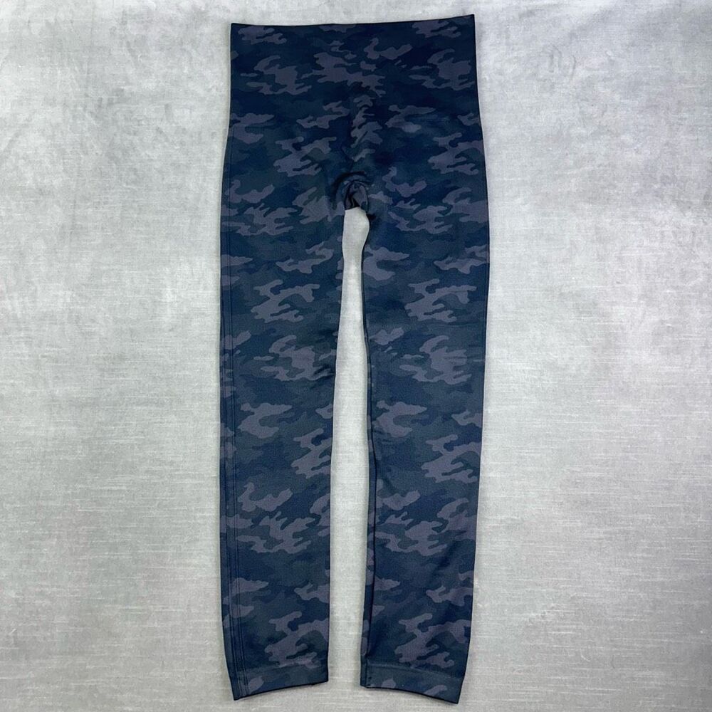 SPANX Camo Leggings Women's 1X High Rise Skinny Stretch Shapewear High Rise